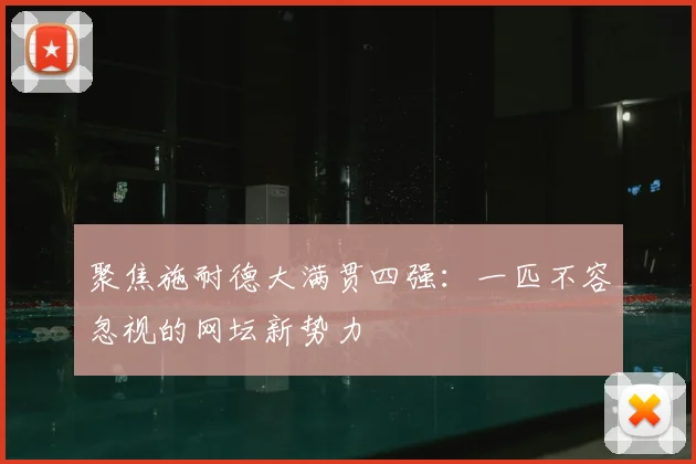 聚焦施耐德大满贯四强：一匹不容忽视的网坛新势力